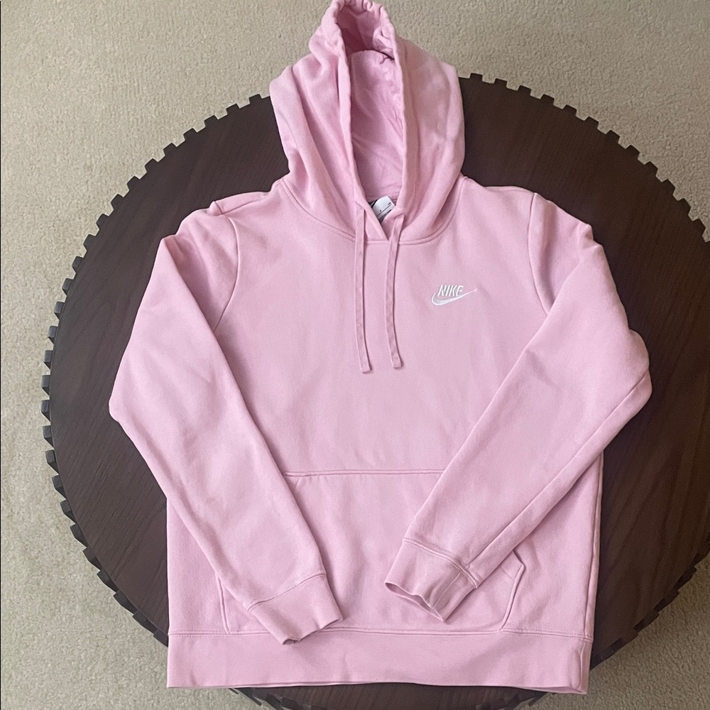 Nike Women's Light Pink Hoodie small